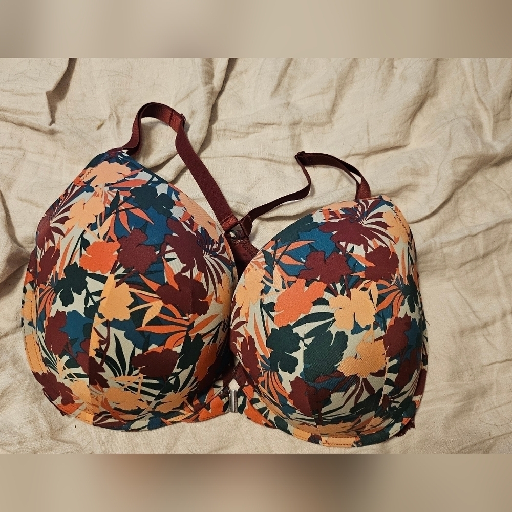 EUC Adore Me Floral Print Bra, Sz 38i